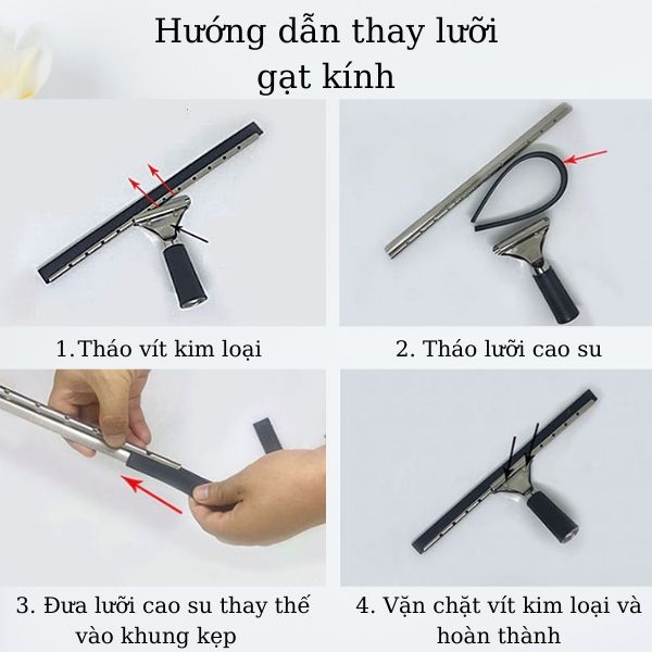 Dễ dàng thay lắp cho tay gạt kính