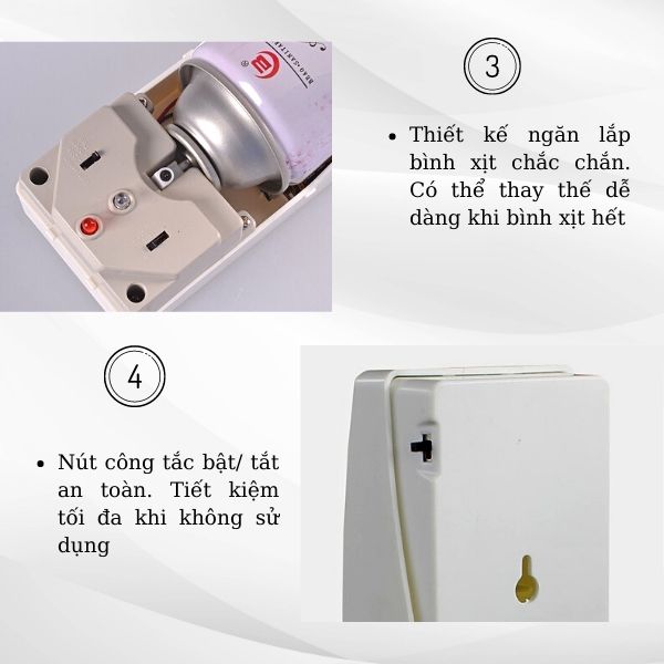 Tham khảo đặc điểm máy tạo mùi thơm phòng