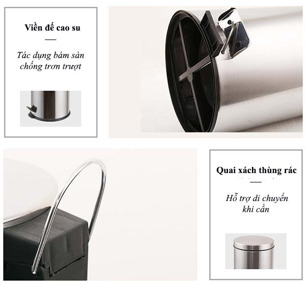 Khám phá đặc điểm cấu tạo thùng rác