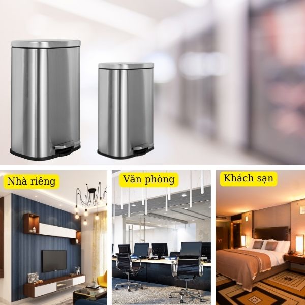 Paloca cung cấp thùng rác đa dạng dung tích