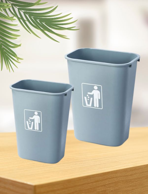 Mẫu thùng rác không nắp bằng nhựa PP loại tốt