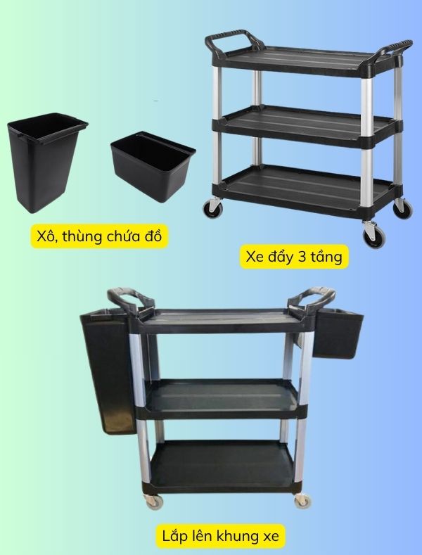 Xe được thiết kế linh hoạt phù hợp cho mục đích sử dụng