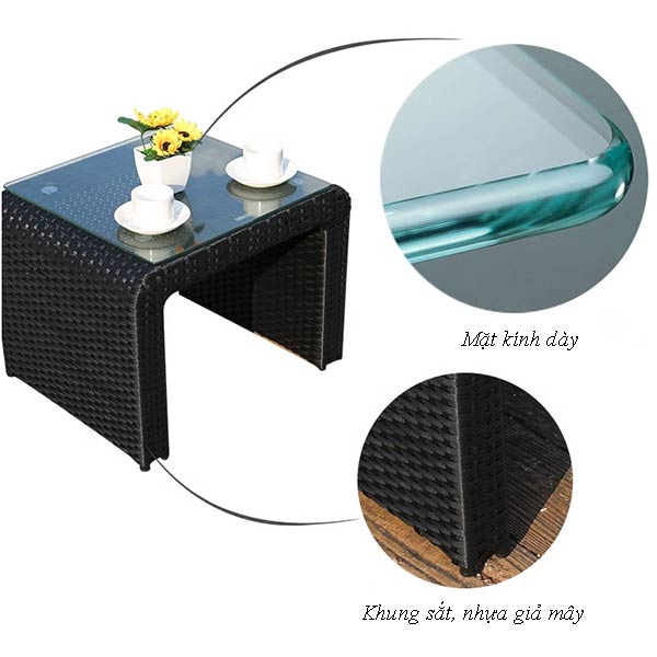 Thiết kế bàn hồ bơi đơn giản nhưng chắc chắn