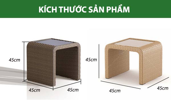 Chi tiết kích thước bàn hồ bơi ngoài trời