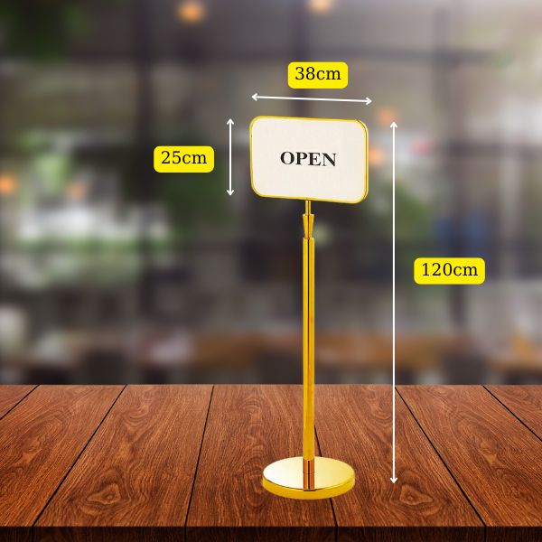 Cụ thể kích thước bảng hướng dẫn