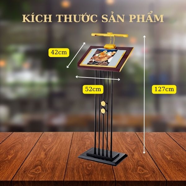 Cụ thể kích thước bảng thông tin đứng có đèn