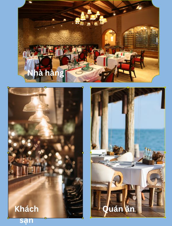 Bảng menu đứng có đèn sử dụng ở nhiều không gian