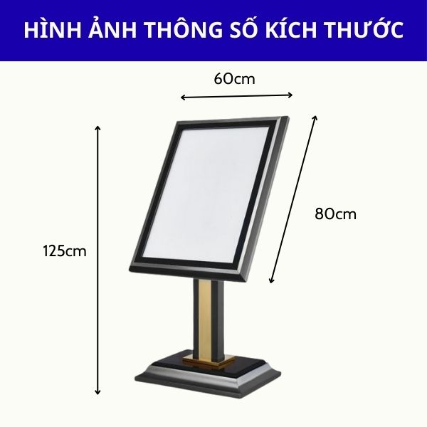 Kích thước bảng menu chuẩn nhất