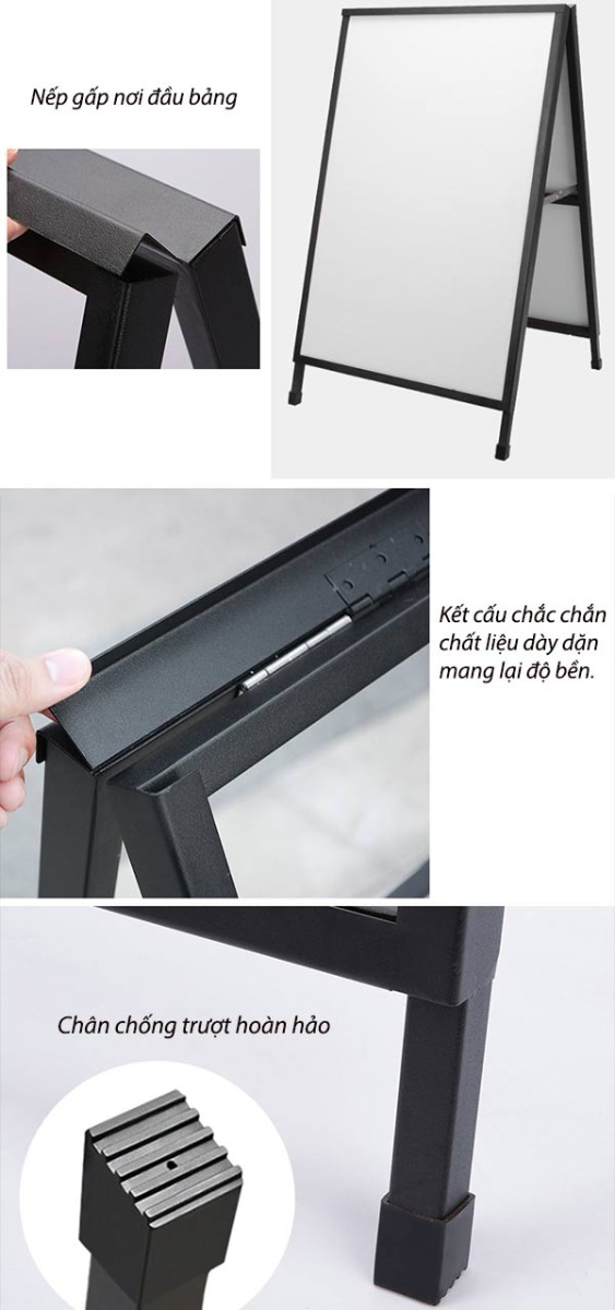 Tham khảo các đặc điểm thiết kế của bảng Standee