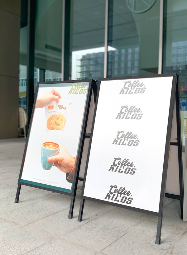 Bảng Standee quảng cáo 2 mặt loại đẹp
