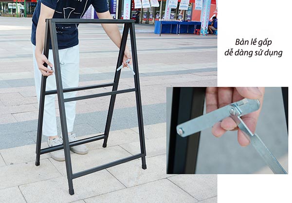 Khung bảng chắc chắn, chịu lực tốt