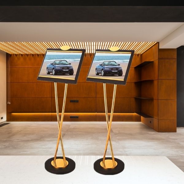 Mẫu bảng thông tin bằng inox mạ vàng cao cấp