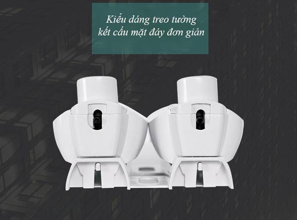 Đặc điểm thiết kế bình đôi đựng dầu gội sữa tắm bằng nhựa