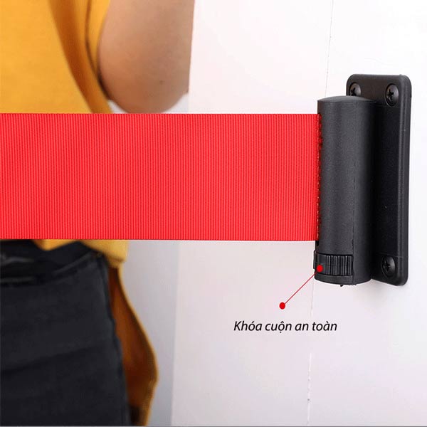 Bộ dây chắn lối đi gắn tường - cột chắn gắn tường