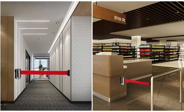 Cột chắn gắn tường Paloca xuất hiện ở nhiều không gian