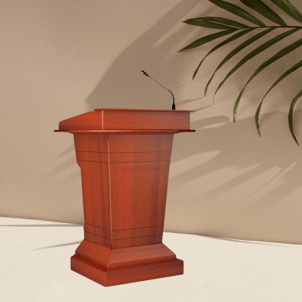 Mẫu bục phát biểu làm từ gỗ MDF chất lượng cao