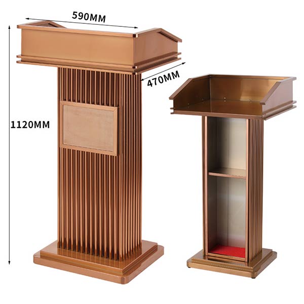 Chi tiết kích thước bục đứng phát biểu sự kiện