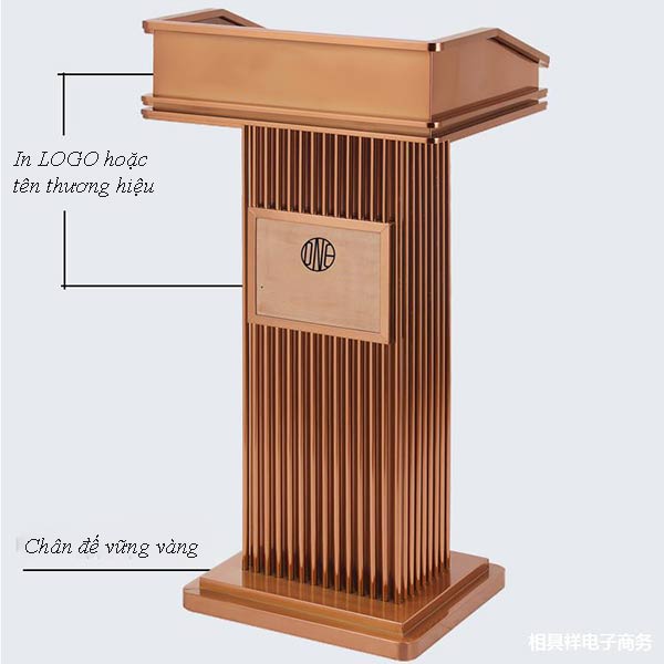Các bộ phận cấu thành bục phát biểu khá đơn giản