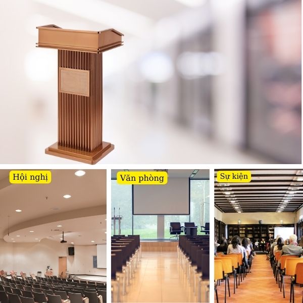 Bục đứng phát biểu dùng trong nhiều chương trình, sự kiện