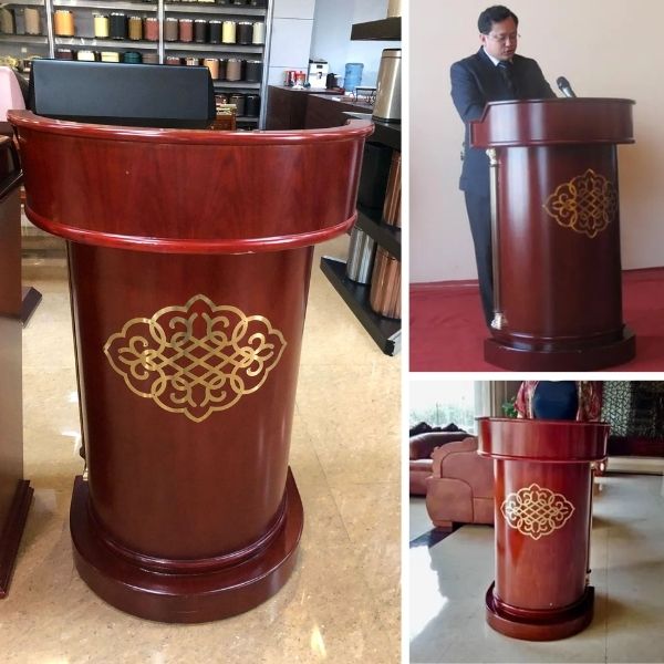 Bục phát biểu chắc chắn, kích thước hợp lý