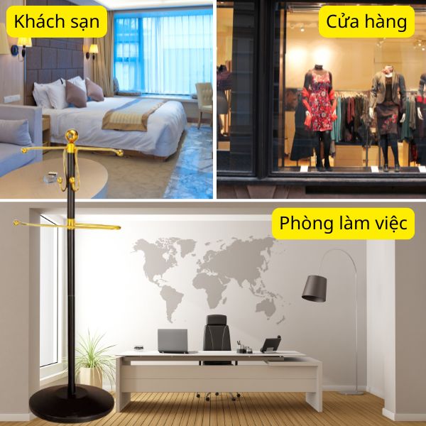 Mẫu cây treo áo vest khiến không gian sang trọng hơn