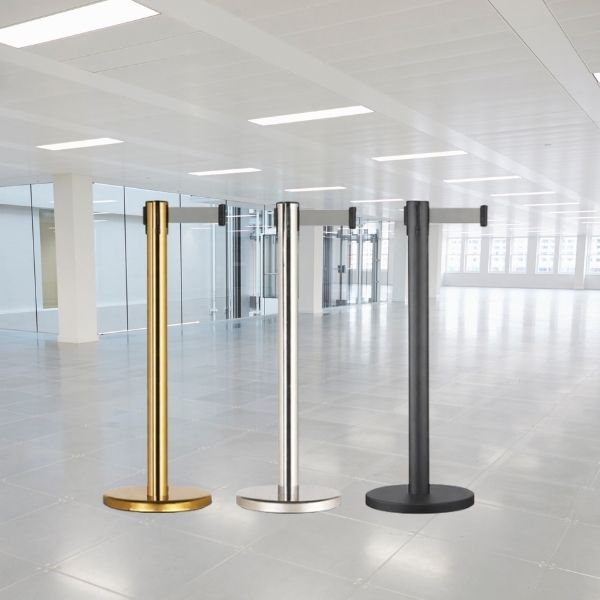 Cột chắn dây kéo căng màu ghi của Paloca