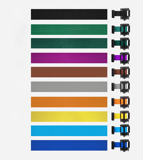 Màu sắc dây cột chắn khá là phong phú