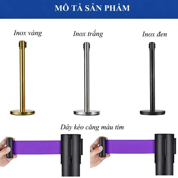 Mẫu cột chắn có tới 3 phiên bản thân trụ