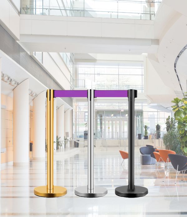 Cột chắn dây căng màu tím - tông màu mới lạ