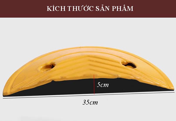 Chi tiết kích thước đầu gờ giảm tốc độ