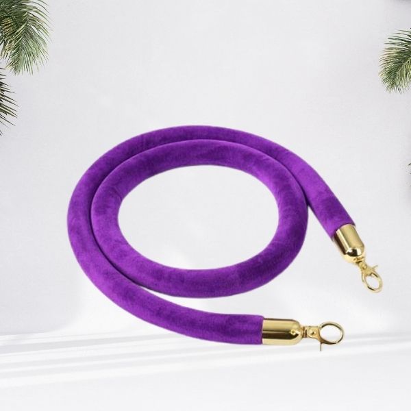 Dây nhung tím móc inox dùng cho cột chắn