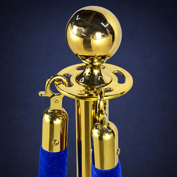 Kết nối dây nhung với thân cột chắn nhanh chóng