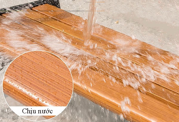 Nan ghế bằng gỗ nhựa không thấm nước