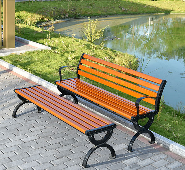 Paloca có sẵn ghế công viên gỗ có tựa và không tựa