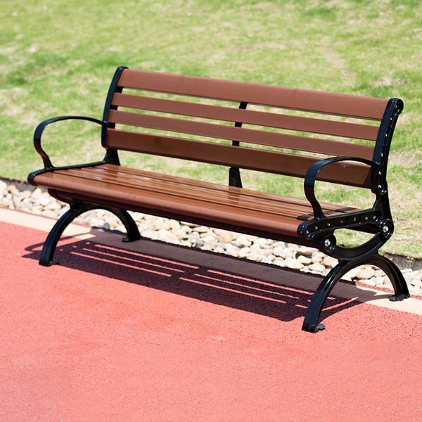 Ghế gỗ nhựa công viên loại có tựa đẹp
