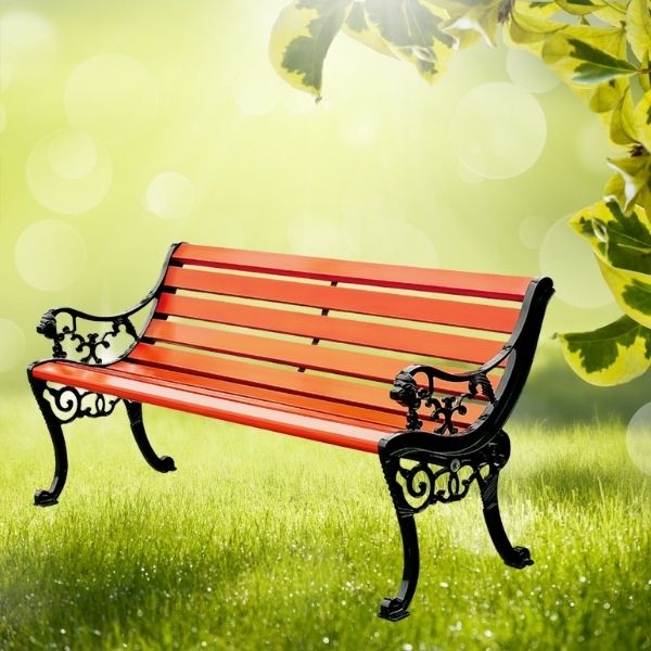 Mẫu ghế công viên ngoài trời bằng gỗ nhựa