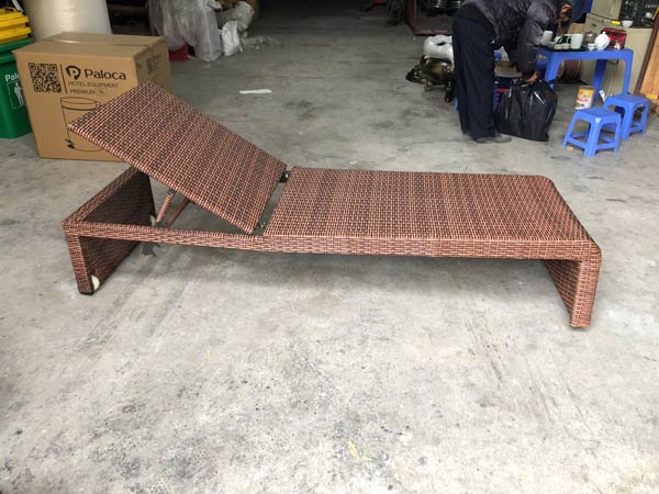 Paloca bán ghế hồ bơi mây nhựa loại tốt