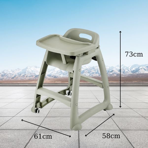 Chi tiết kích thước ghế ngồi cho trẻ tại bàn ăn