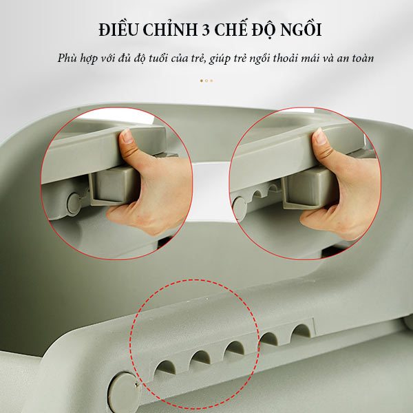 Dây đeo đảm bảo an toàn cho trẻ khi ngồi ghế 