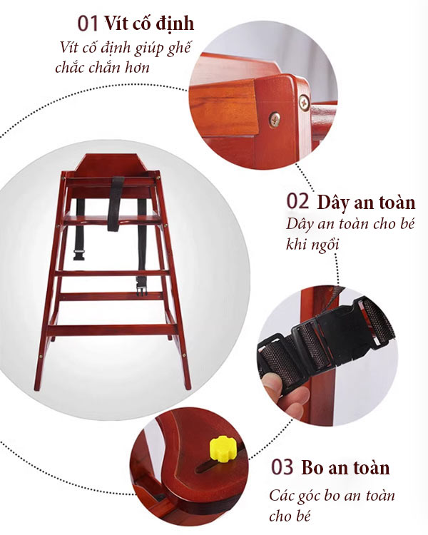 Thiết kế ghế đơn giản nhưng độ bền cao