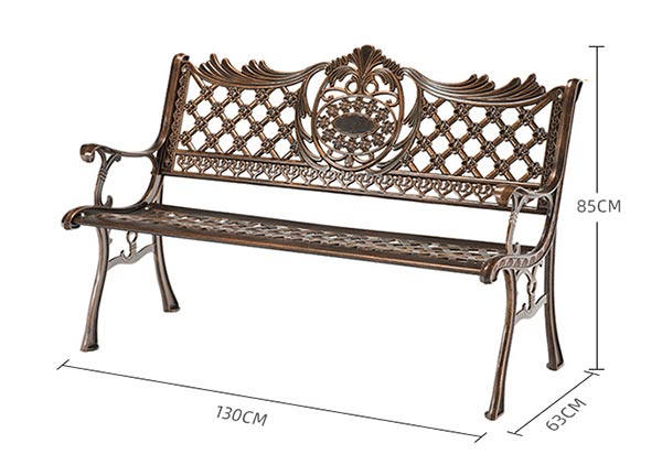 Cụ thể kích thước ghế công viên ngoài trời