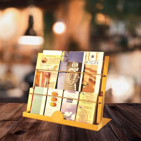 Liên hệ Paloca để đặt mua kệ để tạp chí ngay bạn nhé!