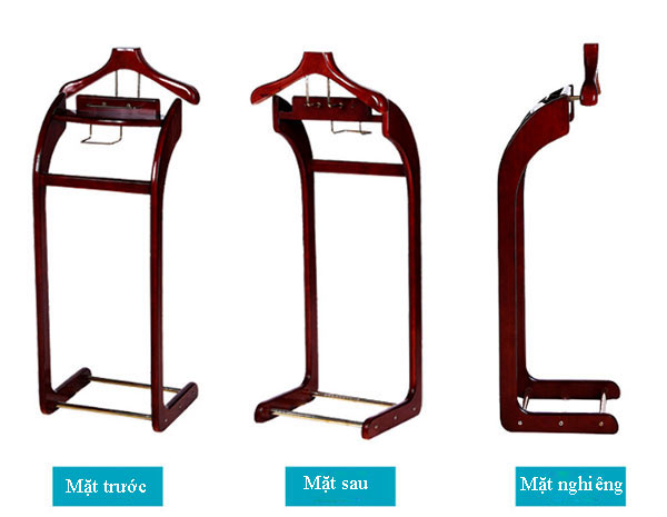 Cận cảnh thiết kế mặt trước mặt sau của giá treo