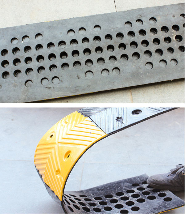 Thiết kế mặt trước mặt sau gờ giảm tốc độ