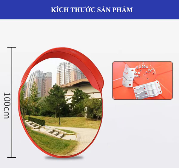 Tham khảo kích thước gương cầu lồi ngoài đường