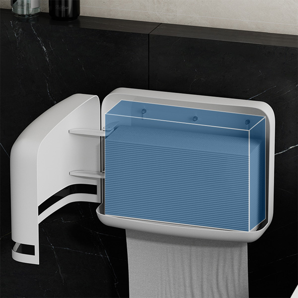 Dễ dàng đóng mở thêm giấy lau tay