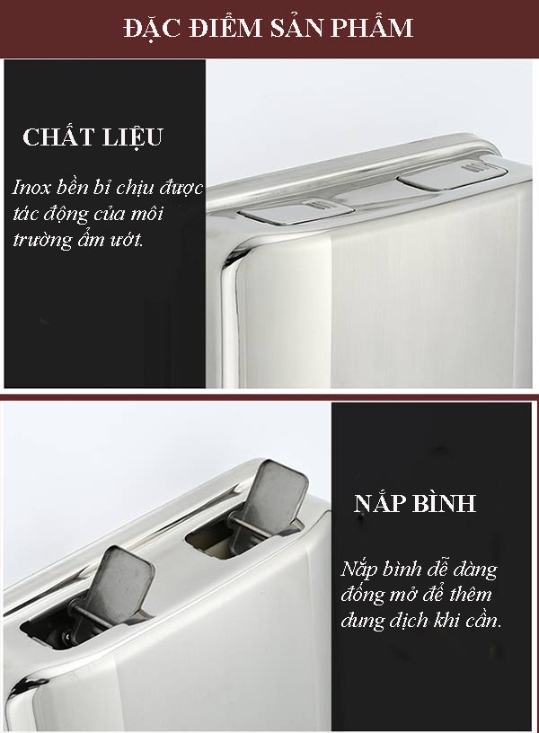 Chi tiết đặc điểm thiết kế bình đôi để dung dịch