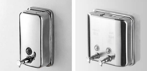 Paloca có mẫu hộp đựng nước rửa tay đôi và đơn