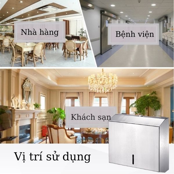 Mẫu hộp đựng giấy vệ sinh bằng inox có tính ứng dụng cao