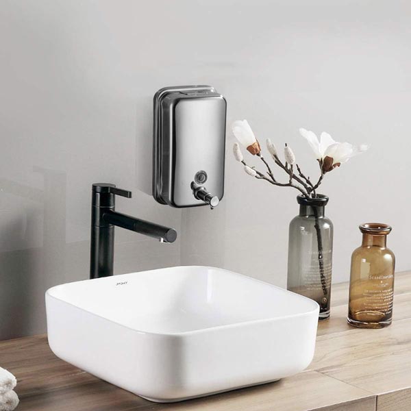 Liên hệ Paloca để mua hộp chứa dung dịch nước rửa tay bằng inox treo tường